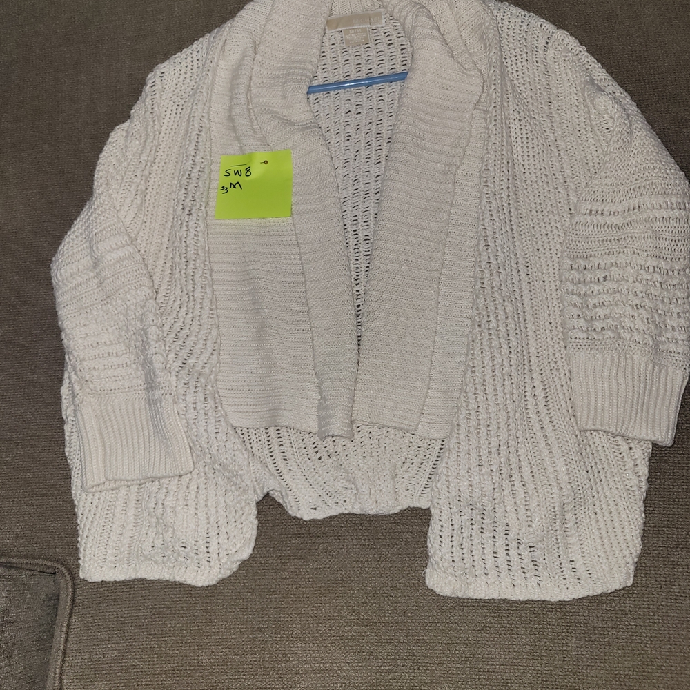 Sw8 Women's White Knit Sweater